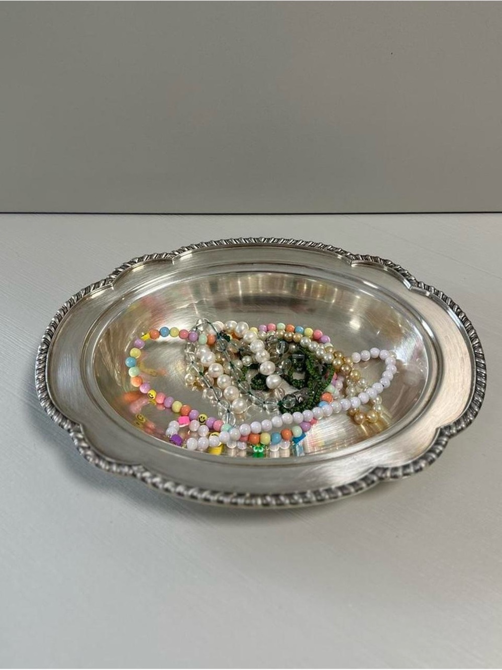 Vintage MELFORL Silver Decorative /Serving plate